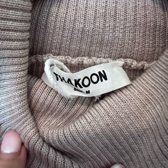 Thakoon Women's Open Back Turtleneck Sweater, Size M, NWT - Picture 3 of 7